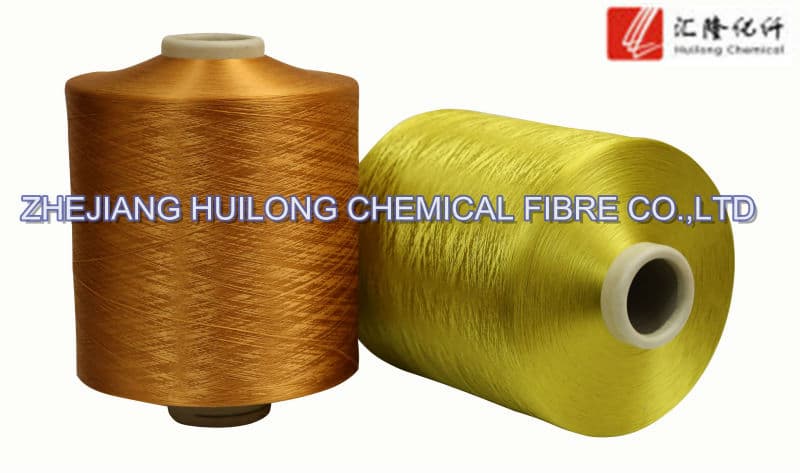 HUILONG DTY POLYESTER YARN dope dyed  150d_48f